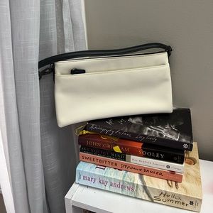 Rare coach canvas and leather mini shoulder bag